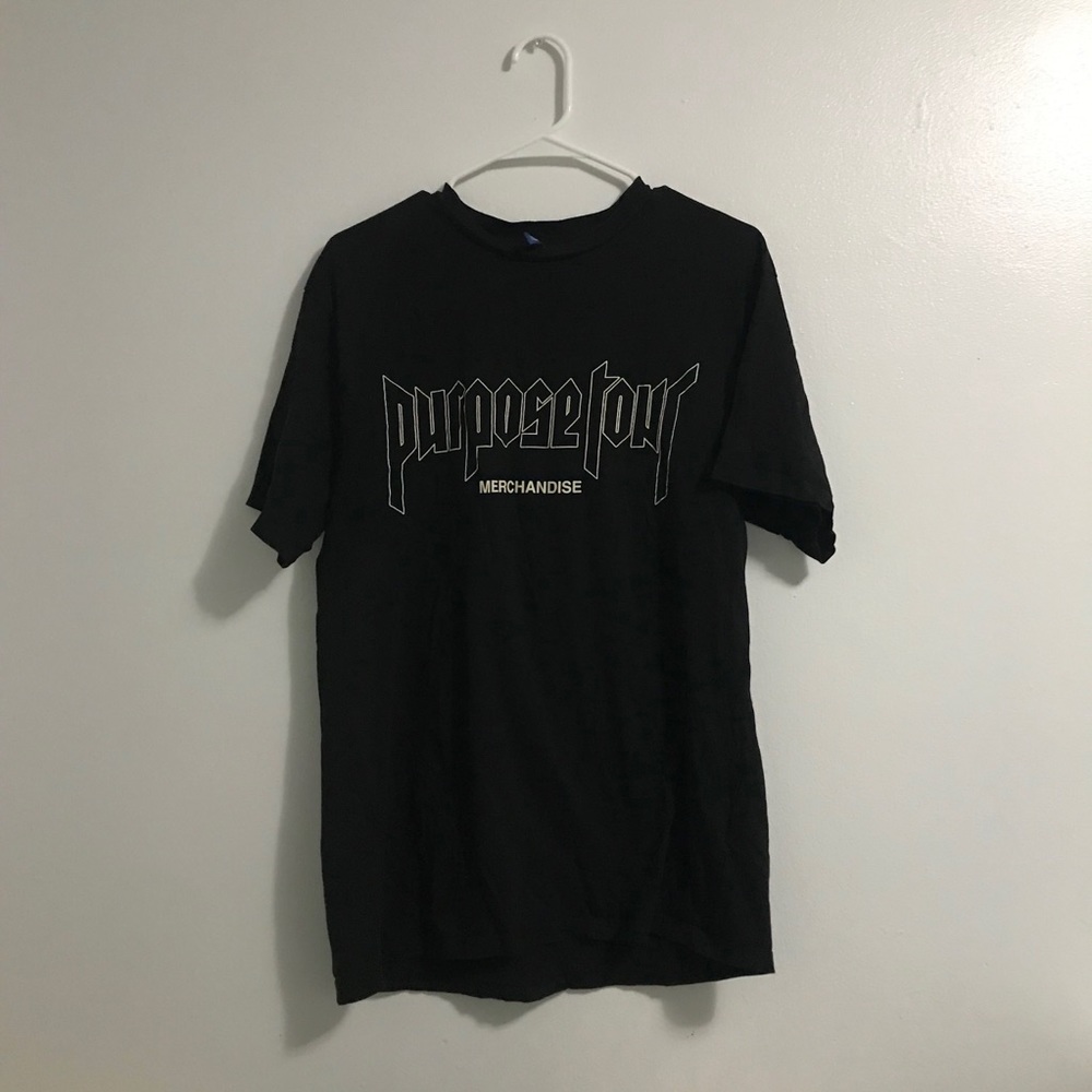 two JB purpose tour t-shirts
